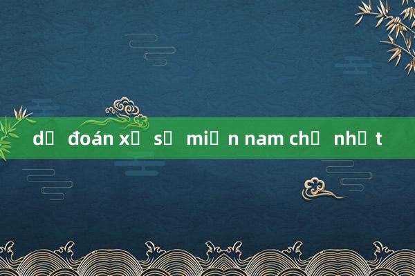 dự đoán xổ số miền nam chủ nhật