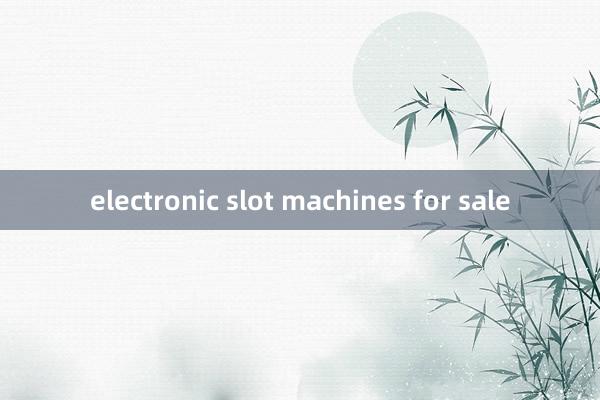 electronic slot machines for sale