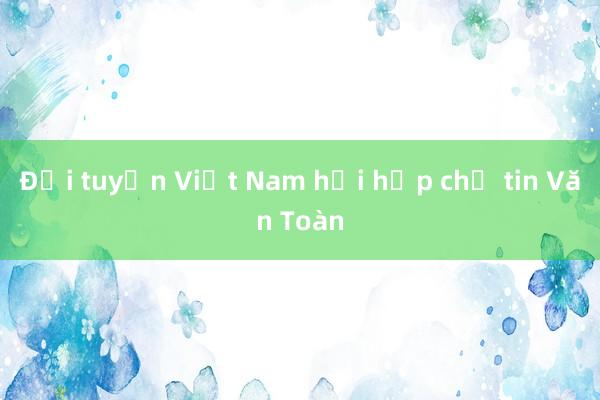 Đội tuyển Việt Nam hồi hộp chờ tin Văn Toàn